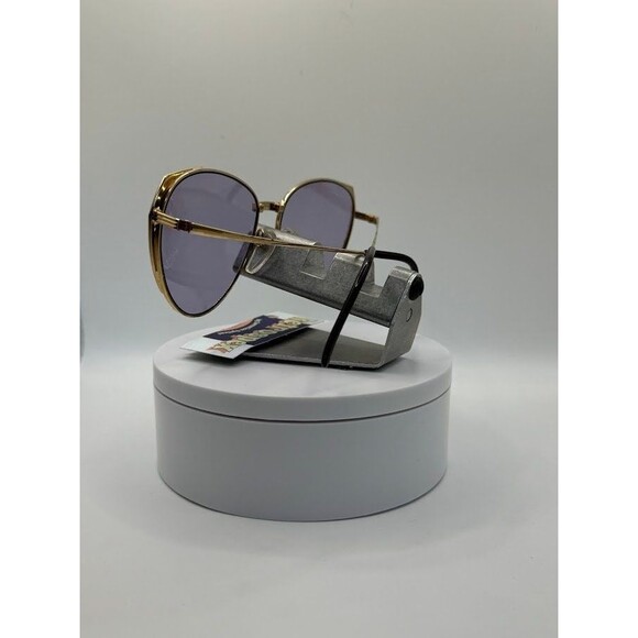 True Vintage Oversize Sunglasses NOS | Butterfly Style Purple Lens Oleg Cassini